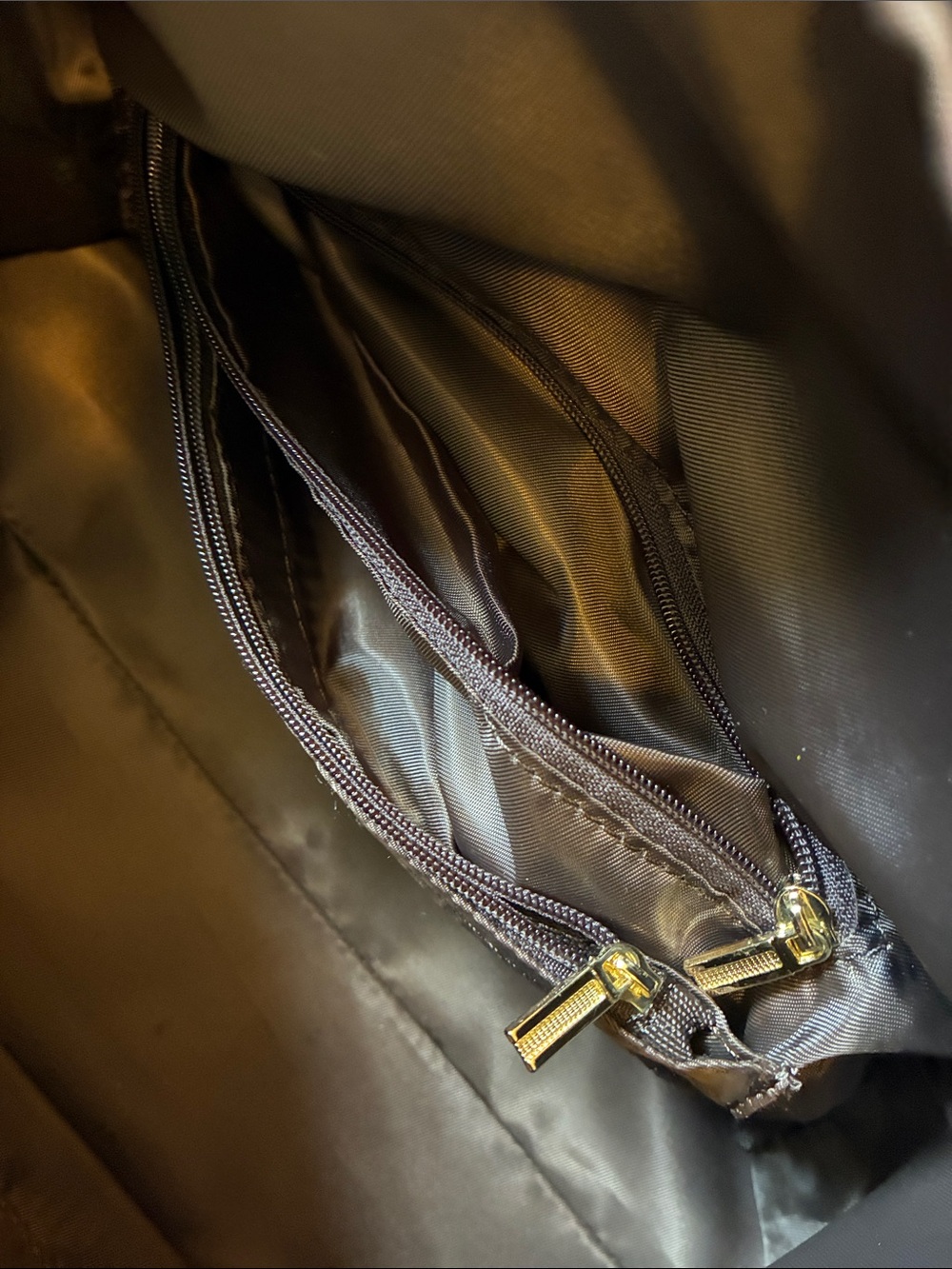 Structured Black Leather Satchel W/Leopard Accent Panel - Picture 8 of 16